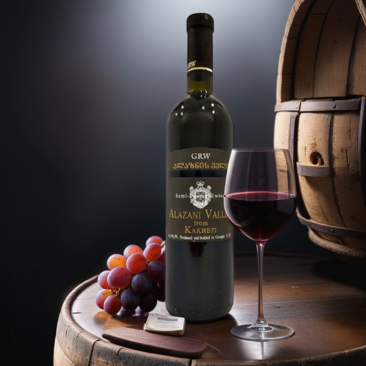 GEORGIAN ROYAL WINE Alazani Valley 2013 (Black label) Semi Sweet Red Wine