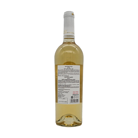 GEORGIAN ROYAL WINE Alaznis Veli Premium 2022  Semi Sweet White Wine