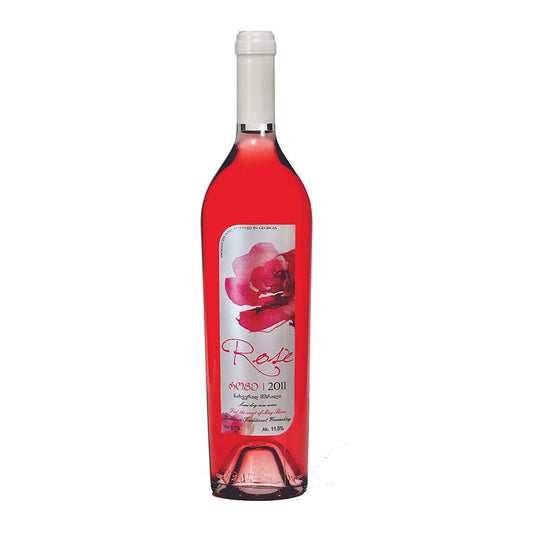 KAKHETIAN TRADITIONAL WINE Rose 2011 Semi Dry Wine